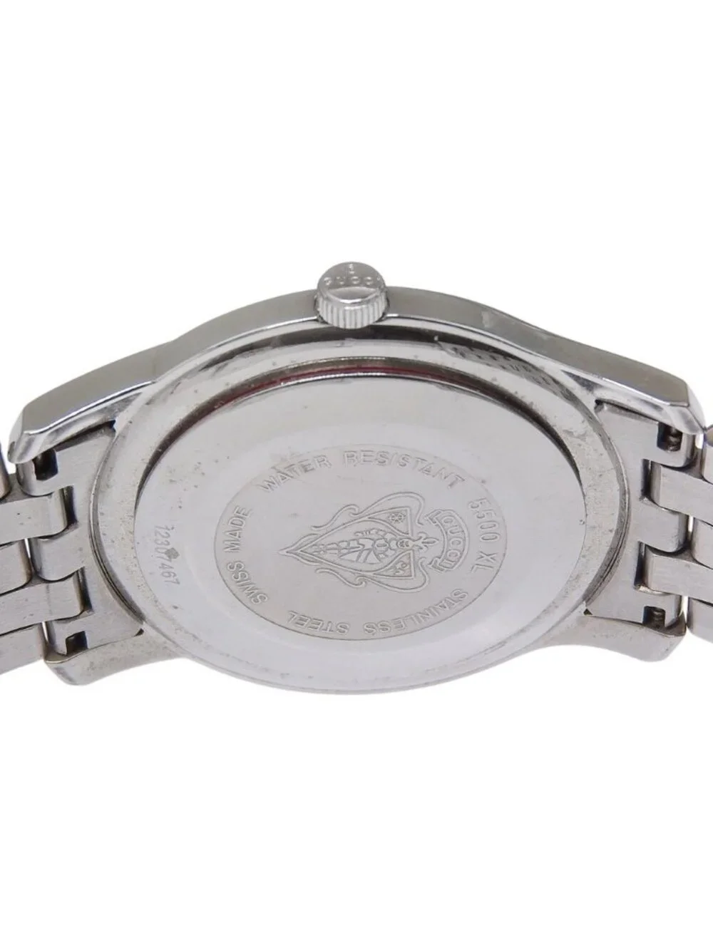 Gucci Class Stainless Steel Quartz Analog Display Silver Dial Watch